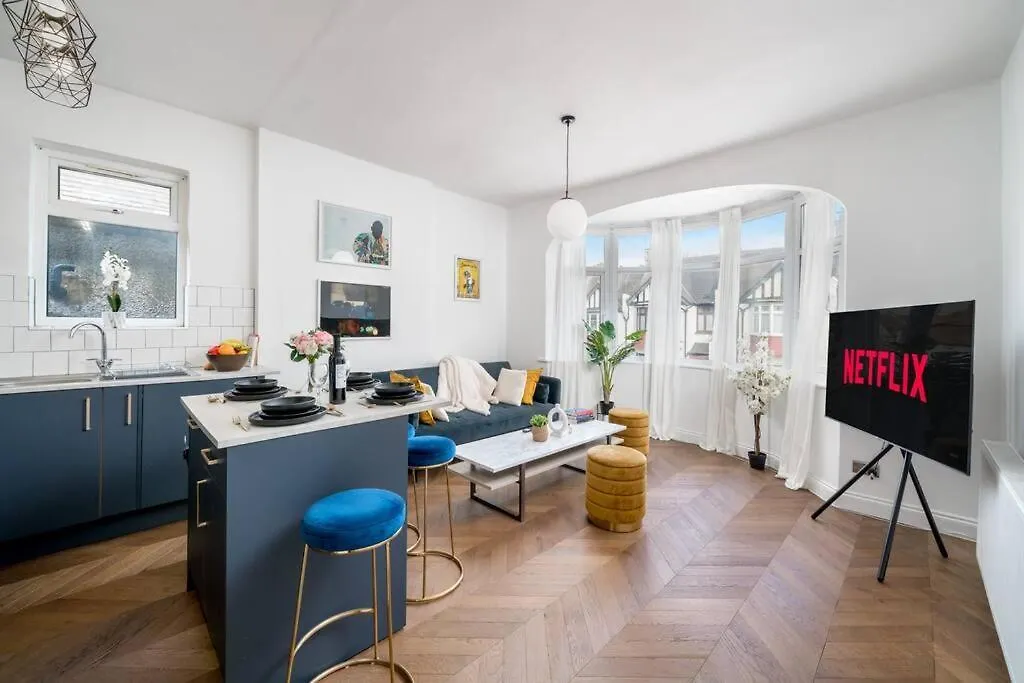Beautiful Luxe 3 Bedroom With 4 Beds ロンドン アパート